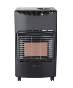 Stufa a gas portatile qlima 'gh1142r' nero 4200 w